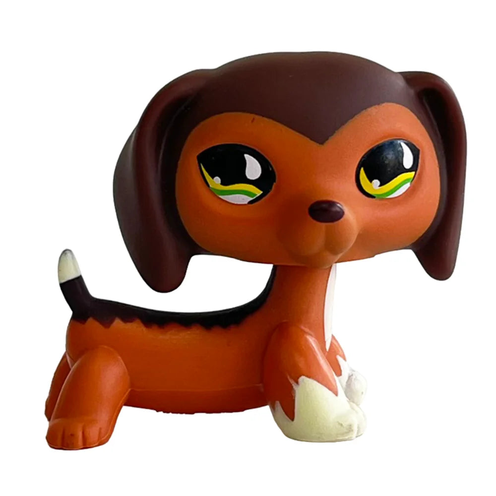 Rare pet toy Stands Short Hair Kitten Dog Dachshund Collie Spaniel Great Dane Original Bobble head toy lps