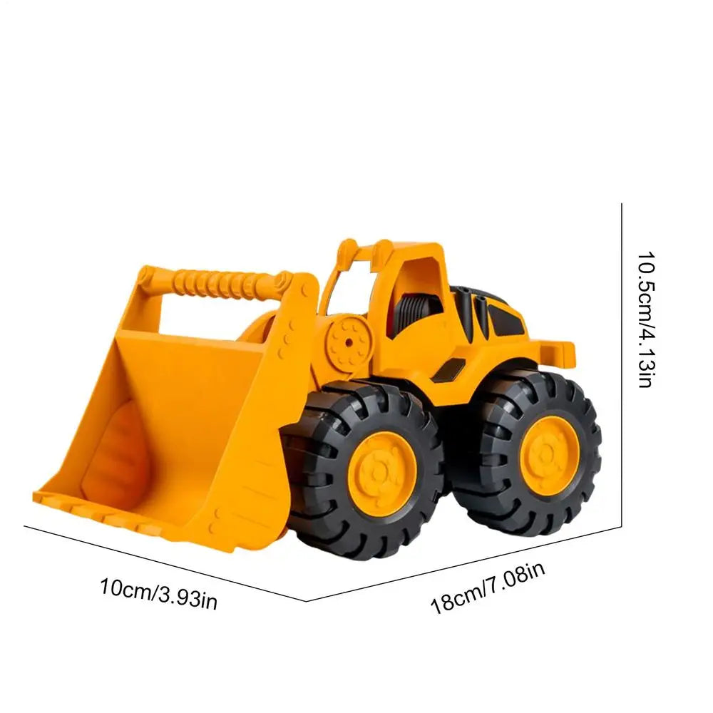 Kids Digger Toy Small Excavator Construction Excavator Dump Truck Toy Digger Vehicle Forklift Inertia Vehicle Toys For Children