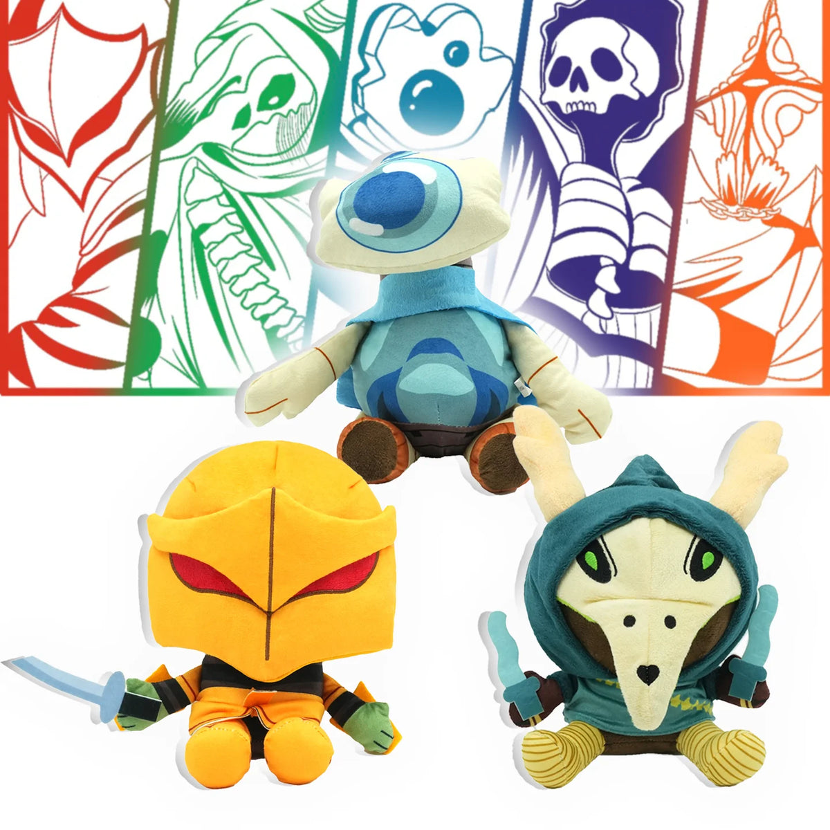 TreasuringU Slay The Spire Plush Toys Funny Silent Hunters Stuffed Doll Soft Game Character Plushies Home Decor Birthday Gifts