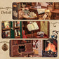 CUTEBEE DIY Book Nook Kit Miniature Dollhouse with Light Wooden Bookshelf Insert Retro Booknook Decor for Gifts Bookshop Series