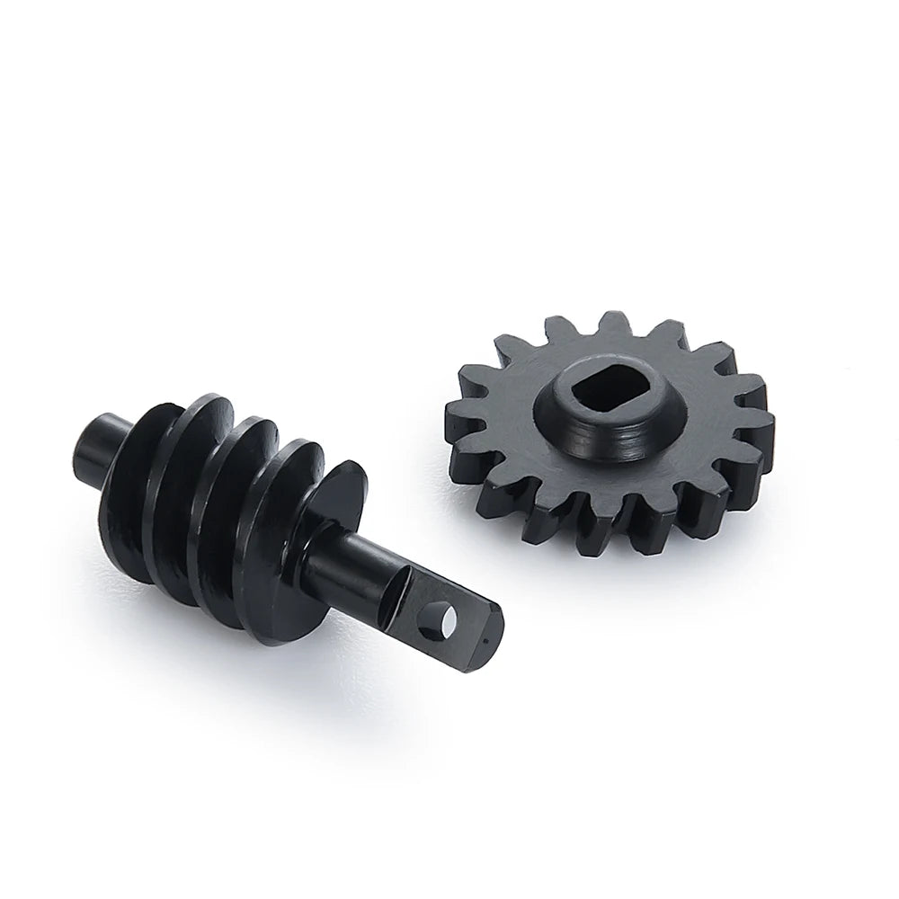 AXSPEED Steel Gear Overdrive Worm Differential Axle Parts 12T 13T 14T 16T 18T for 1/24 Axial SCX24 RC Crawler Car Upgrade