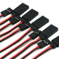 10pcs 100mm/150mm/200mm/300mm/500mm RC Servo Extension Cord Cable Wire Lead JR For Rc Helicopter Rc Drone