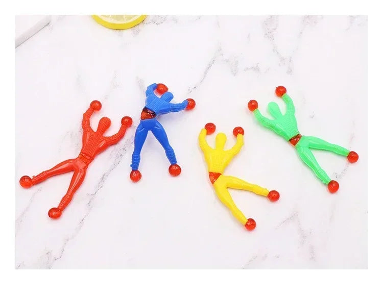 5-50 Pcs/set 9cm Sticky Toy Window Men With Sticky Hand Toys Color Plastic Suitable Feet For Adult