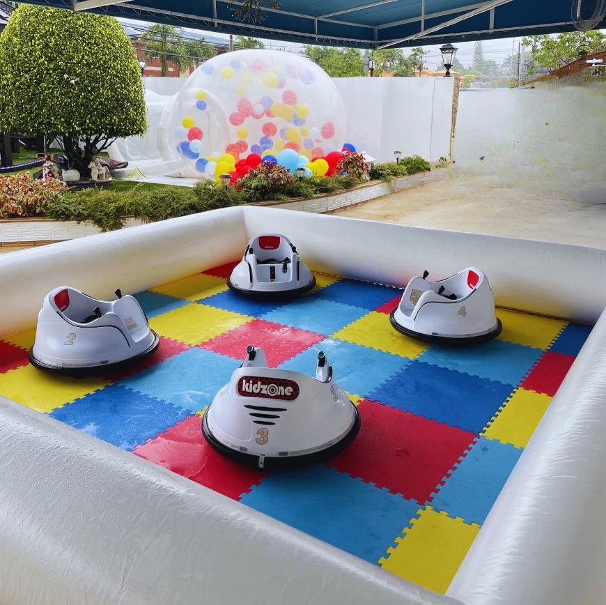 Outdoor Amusement Inflatable Bumper Car Go Kart Track Go Kart Race Tracks Without Cars