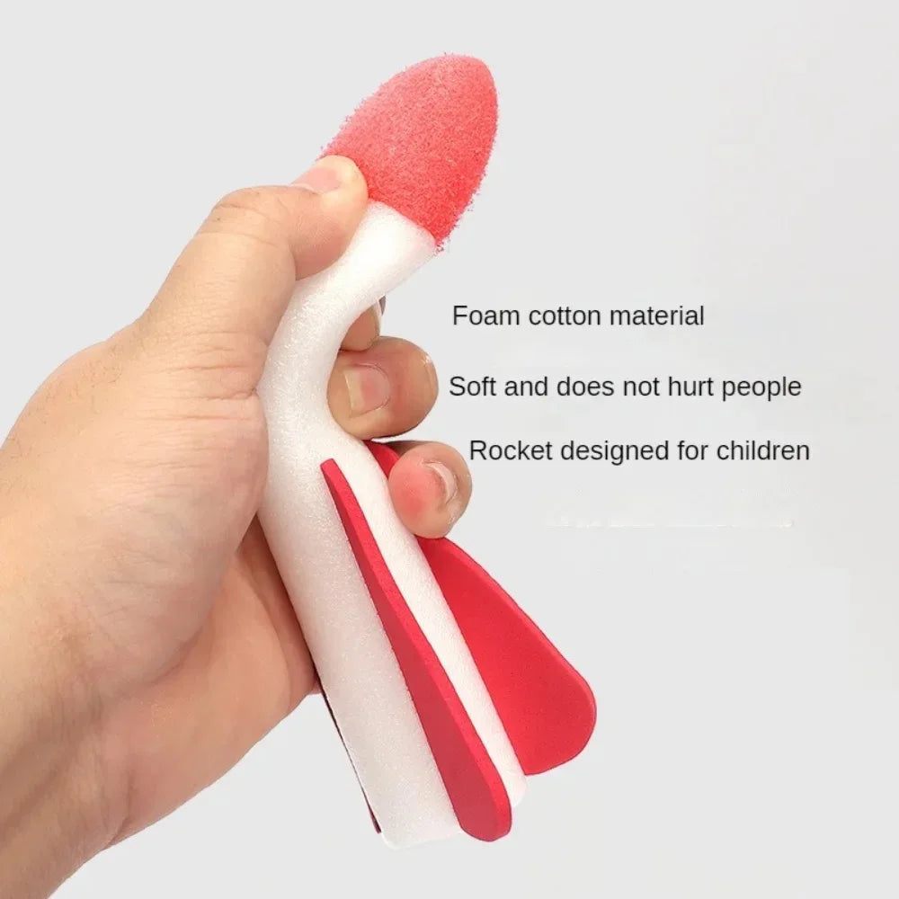 Outdoor Rocket Foot Pump, Outdoor Inflatable Flying Rocket Suit, Jumping Air-Powered Rocket Launcher, Gift