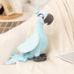 New Rio 2 Movie Cartoon Plush Toys 35cm Blue Parrot Blu & Jewel Bird Dolls Christmas Gifts Plush Toy