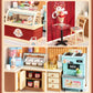 Rolife DIY Miniature House Kit Flavorful Ice Cream Super Creator Dollhouse 3D Puzzle Model Building Kit with LED for Desk Decor