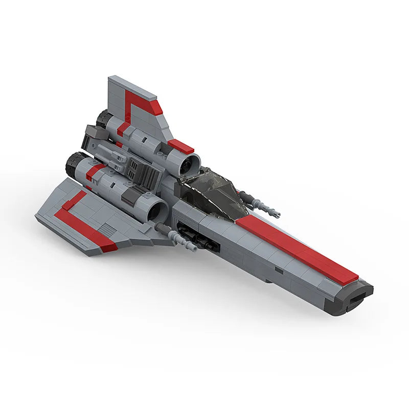 MOC Battleship Colonial Viper MK1 Building Blocks 616pcs Toys for Adults Assembled Birthday Gift