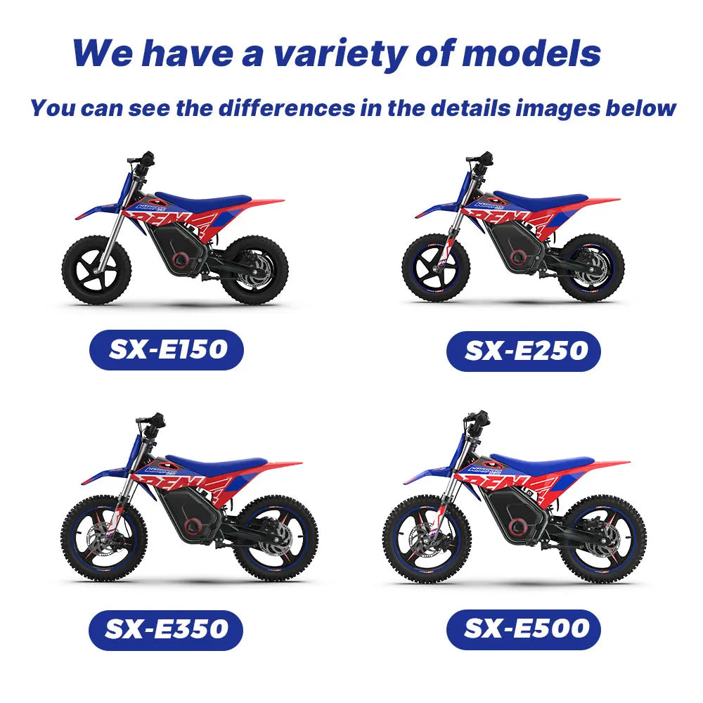 RFN Warrior Kids Electric Dirt Bike | Kids Electric Off-Road Motorcycle |  Speed Ride |Multi-Speed,Outdoor Ride for Age 3-8