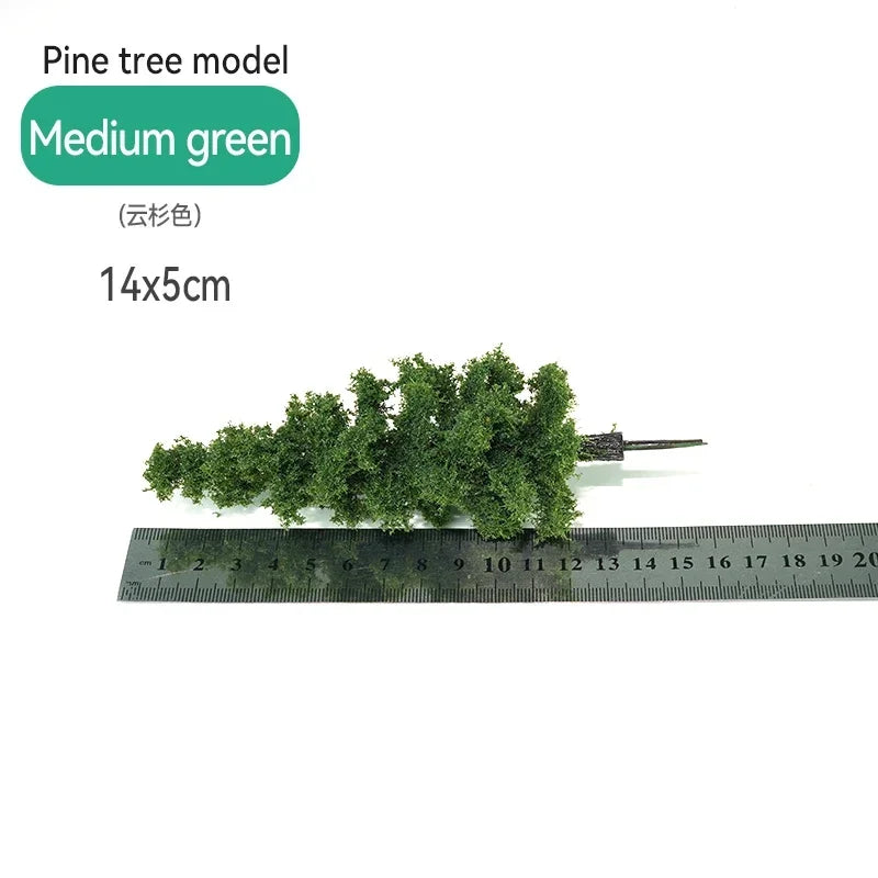 14/21cm Model Train Layout Wire Tree Model Simulation Tree Military Sand Table Material Handmade Diy Landscape Model Tree