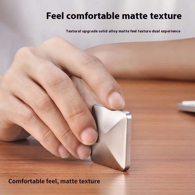 Hexagonal Square Fun Desktop Flip Toy - Fingertip Gyro Pocket Stress Relieving Artifact For Children And Adults