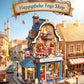 ROKR Wooden 3D Puzzle Happyduke Toys Music Box Model Building Kit with LED Light for Home Decor Mini Dollhouse DIY Toys Holiday Gift for Adults Teens