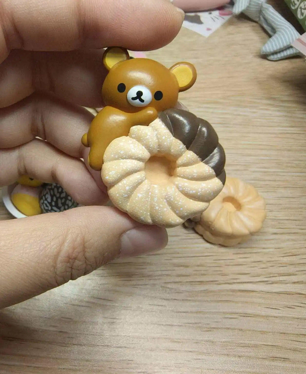 New Products In Stock Easy Bear Donut Series  Blind Box Figurines Cute Desktop Ornaments Holiday Surprise Gifts For Fans