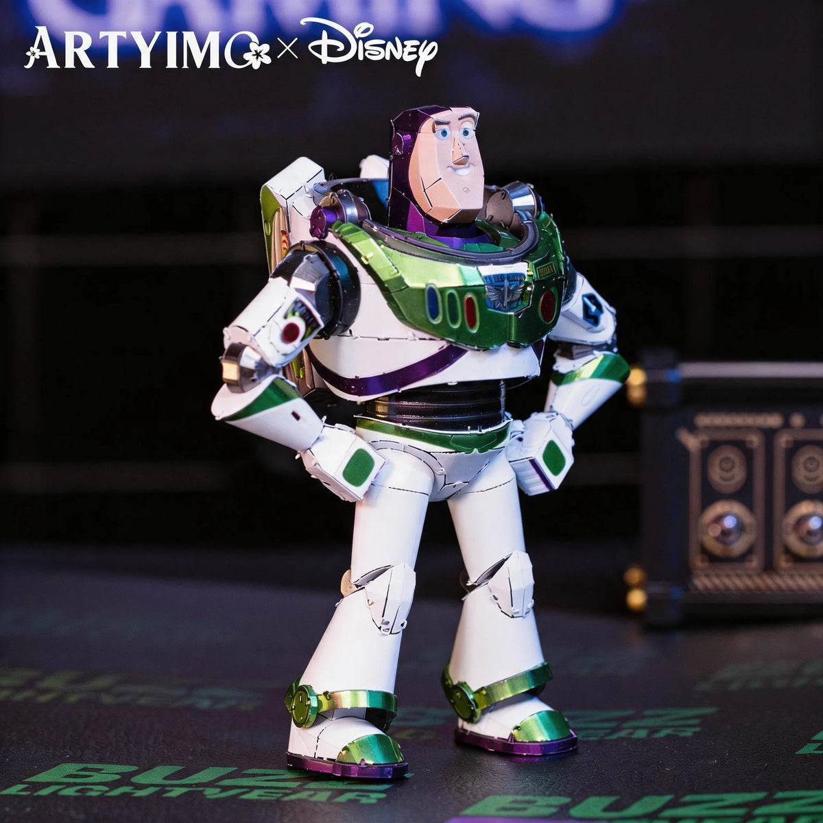 MU Buzz Lightyear 3D Metal Puzzle DIY Assembly Kit, Brain Teaser, Office Decor, Birthday Christmas Halloween Gift, Collectible