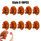 Cute 12cm Plush Capybara Keychain Snot Pulling Charm Cartoon Stuffed Animal School Bag Pendant Gift For Kids Adults