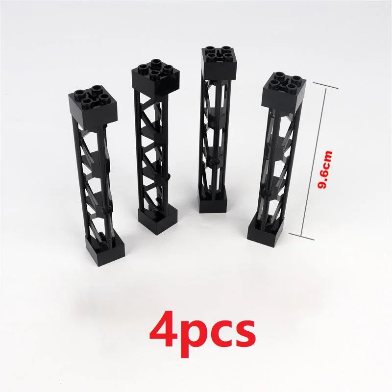 Multi Functional Building Blocks Stackable Multi-Layer Desktop Storage Rack Simulated Military Bunkers 16x16 Plate Support Girde