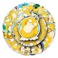 10/30/50pcs Cute Pokemon Anime Psyduck Stickers Funny Decals Toy Phone Water Bottle Notebook Kawaii Cartoon Sticker Decoration