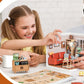 Rolife DIY Miniature House Kit Cozy Living Lounge Super Creator Dollhouse 3D Puzzle Model Building Kit with LED for Home Decor