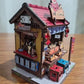 Original CUTEBEE DIY Book Nook Kit Japanese styles 3D Wooden Puzzle Mini Miniature House Bookshelf Decor Craft for Adults DIY