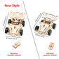 DIY Wooden Remote Control Car Wooden Four Wheel Drive Racing Assembling Science Experiment Kits KIDS STEM Educational Toy
