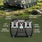 TONGLI Large RC Battle Tank Tracked Off-Road Vehicle, Rechargeable Battery, Multi-Channel Control, Turret Rotation & Elevation, Realistic Sound & Light Effects, All-Terrain Driving, Battle Interaction, Indoor & Outdoor Use, G