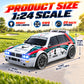 ZNLYRION RC Car Drifting Race Car 1:24 Scale 4 Wheel Drive 20km/h Adjustable High/Low Speed With Spare Drift Tires LED Headlight Taillight RC Toy For Boys Adult
