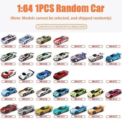 1:64 New Electric Race Track Car Accessories Toys Double Remote Control Car Autorama Circuit Railway Slot Vehicle Kids Gifts