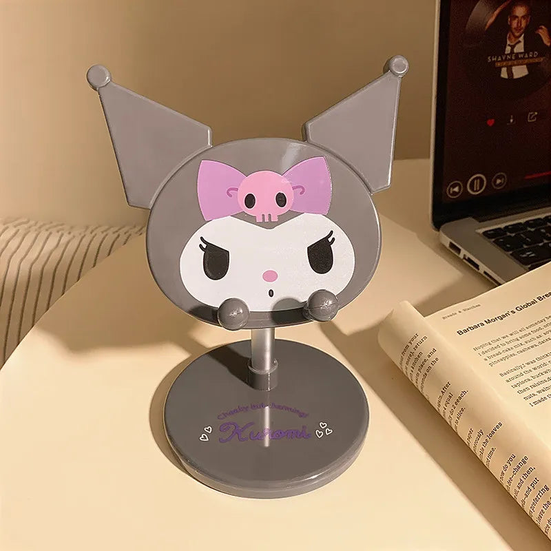 Cute Melody adjustable desktop phone ipad stand multi angle lazy holder portable desk support for watching drama online class