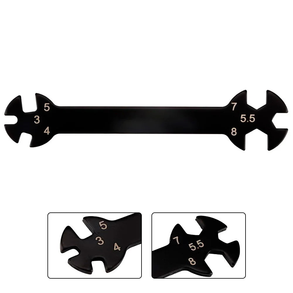 9IMOD Multifunction 6 in1 Repair Wrench 3/4/5/5.5/7/8mm Turnbuckle and Nut Spanner Tool for RC Drone Car Boat Off-road Vehicle