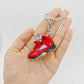 3pcs Shoe Keychain 3D Multi-style Pendant Keychain Model Creative Ins Trendy Ornament A Gift For Sports Enthusiasts