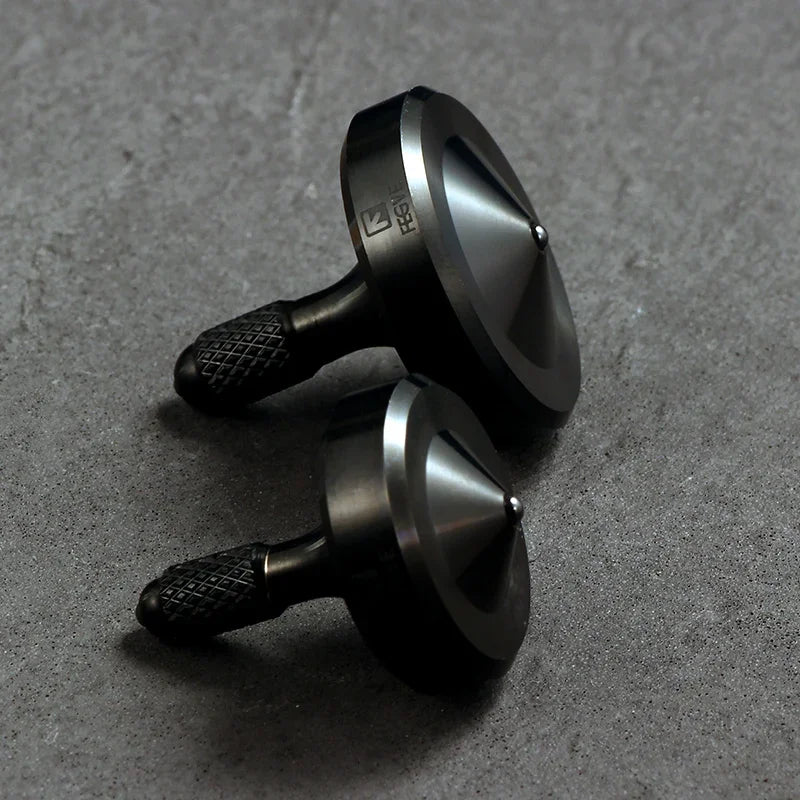 FEGVE Inner Peace Mini Gyro Fidget Spinner Hand Spinners Tainless Steel Metal Ceramic Beads Antistress Desktop Rotation Toy