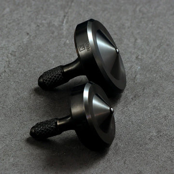 FEGVE Inner Peace Mini Gyro Fidget Spinner Hand Spinners Tainless Steel Metal Ceramic Beads Antistress Desktop Rotation Toy