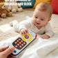 1Pcs Baby Tv Remote Control Toy with Light & Musical Sound, Multifunctional Early Educational Number Learning Pretend Play Toy