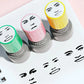 Color Random Quick-drying Inkable Fun Emotion Seal Toy Anime Characters Pressable Novelty Gag Face Seal Funny Kid's Toy