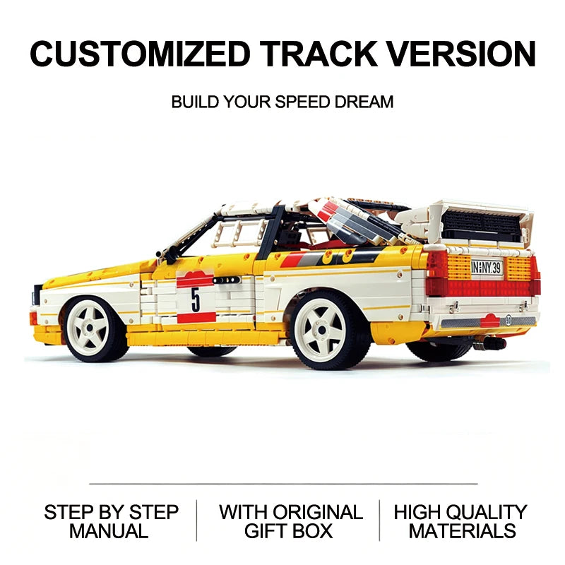 MOC-23043 Classic Race Track Version Scale 1:8 Supercar Building Block Model Puzzle Toy With Original Box Boy Brithday Gifts