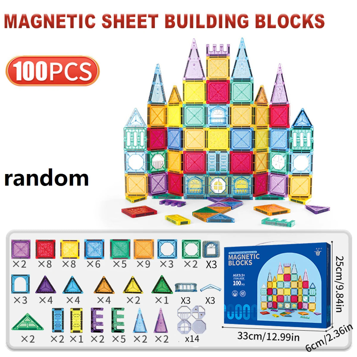 2pcs Magnetic Car, Creative Toys to Stimulate Creativity and Brain Development, Suitable for Boys and Girls Over 3-8 Years Old