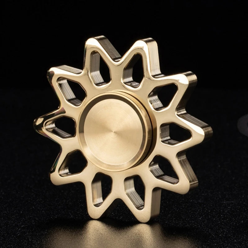 Mini EDC Gear Alloy Spinner Sprockets Gear Chain Gyro Delicateness Fidget Decompression Ring Toy Stress Relief Toys