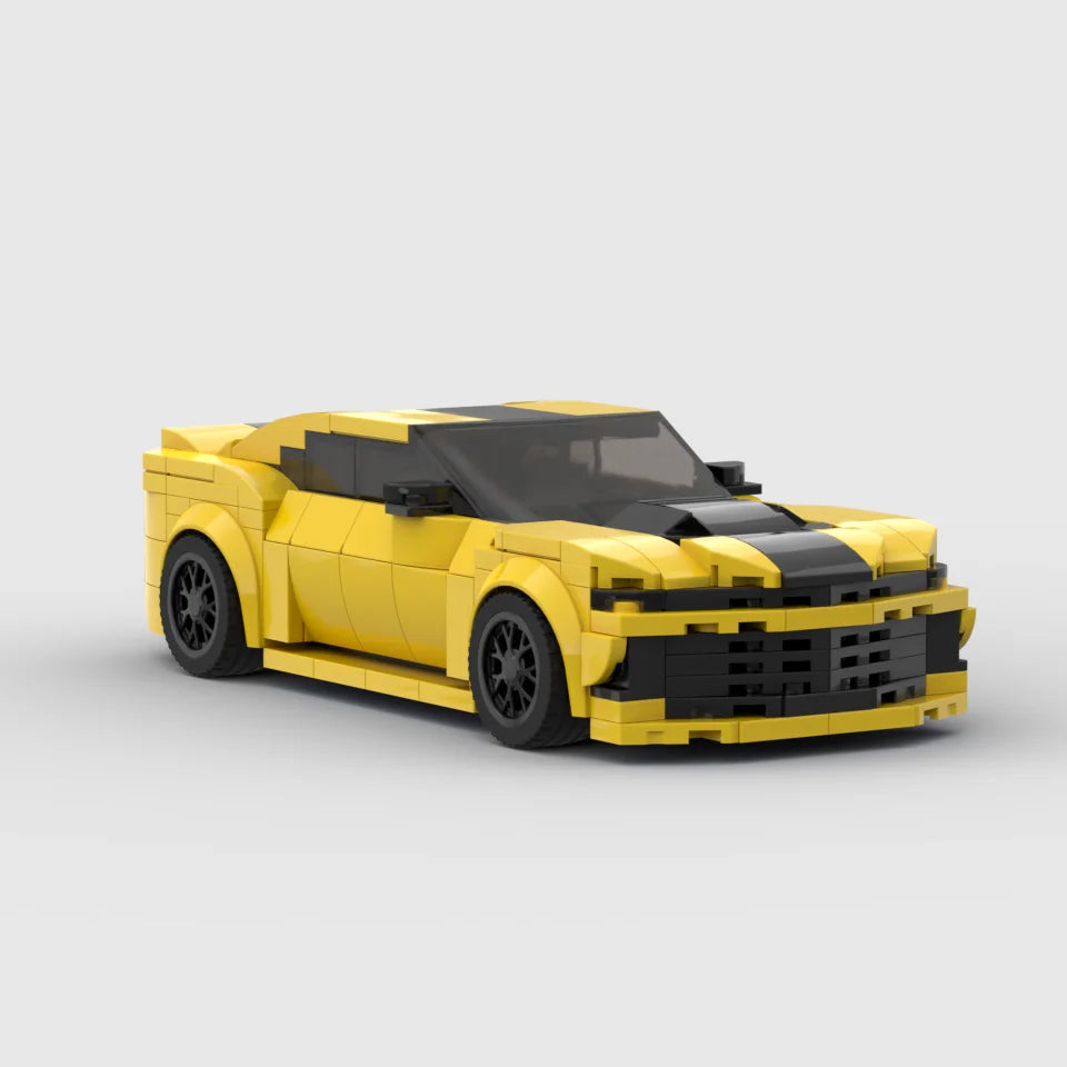 MOC Speed Camaro 347pcs Racing Cars Building Blocks Set Supercar Model Decoration Creative Garage Boys Toys