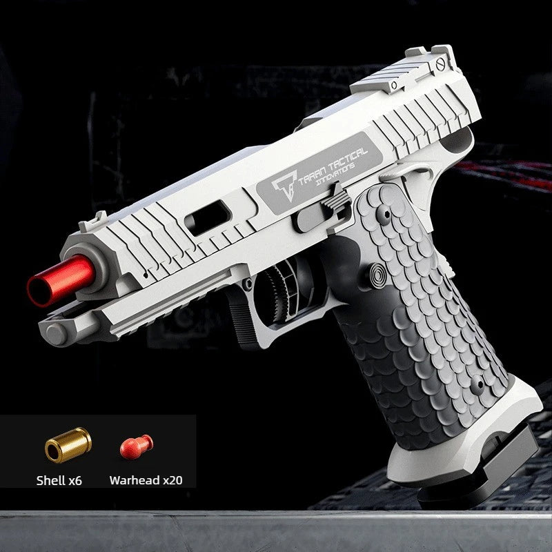 Csnoobs 2011 Continuous Shooting Toy Gun Shell Throwing Pistol Outdoor Game Revolver Radish Gun Birthday Gift