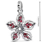 New Red Monster Flower Charm Bracelet 925 Sterling Silver Beaded DIY 2026 Trendy Fine Jewelry Adjustable Hypoallergenic
