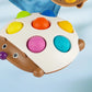 Squeeze Push Pop Toys Kids Finger Press Silicone Fidget Sensory Toys For Baby Adults Decompression Toy