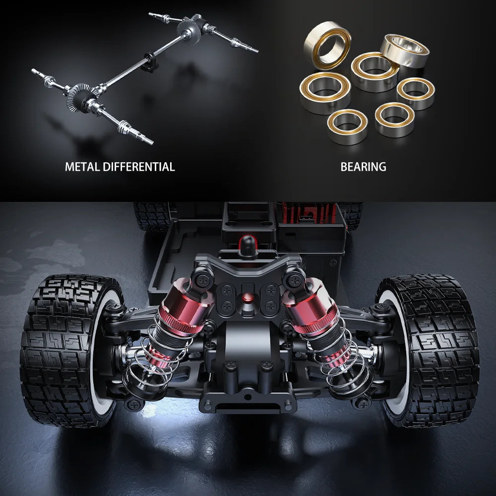1/14 MJX 14303 Rc Drift Car 2.4G High Speed Drift Rally Truck Hyper Go Brushless 4WD Off-Road RC Cars for Adults for Toys As Gift