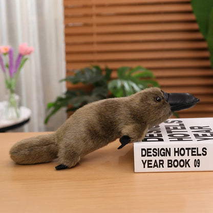 Simulation Platypus Plush Toys Creative Cartoon Animal Stuffed Dolls Funny Home Decor Exquisite Birthday Xmas Gifts