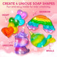 JOYFY Unicorn Soap Making Kit Girl Crafts DIY Project for Kids Birthday Chirstmas Gift STEM Activity Teenage Gifts