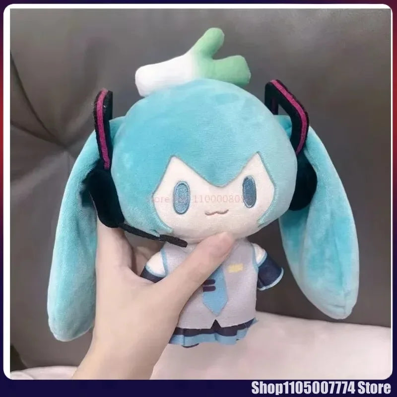 New Hot Hatsune Miku Winter Series Snow Future Top Top Treasure Kawaii Doll Fufu Plush Doll Pendant Girl Birthday Gift Cute