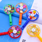 10Pcs Colorful Whistle Pinwheel Game Toy Kids Birthday Party Favors Goodies Bag Pinata Filler Christmas Back to School Gifts