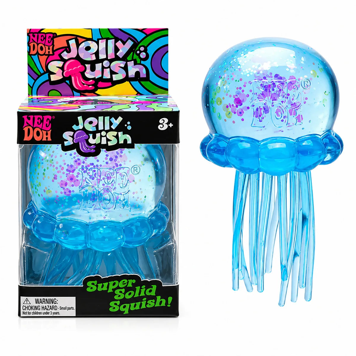 Jellyfish Squishy Stress Relief Toy, Sensory Decompression Jellyfish Fidget Toy, Soft Squeeze Vent Gadget for Relieving Anxiety