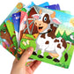 New 20 Piece Wooden 3d Puzzle Cartoon Animal Vehicle Jigsaw Puzzle Montessori Educational Toys For Kids 3-6 Years Old