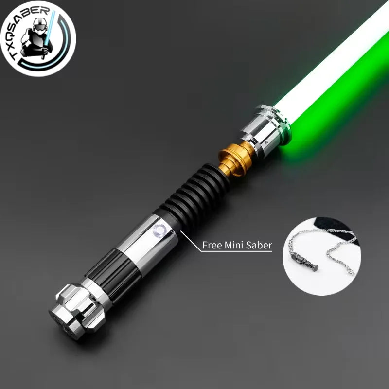 TXQSABER Obi-wan SE Lightsaber Neo Pixel Smooth Swing 27 Sounds Bluetooth Motion Control Heavy Dueling Jedi Sword Kids Toy