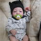 19Inch Already Painted Reborn Doll Kit Levi Awake 3D Painted Skin High Quality Unassembled Handmade Reborn Baby Doll Parts